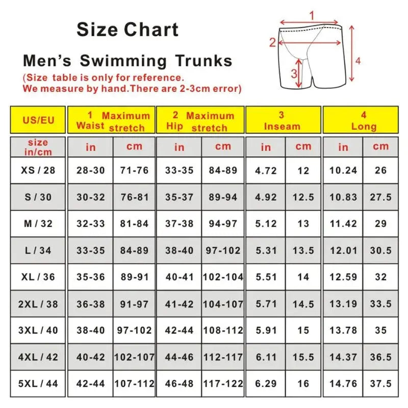 Athletic Men Swim Jammers | Swimming Trunks For Men Swimcore