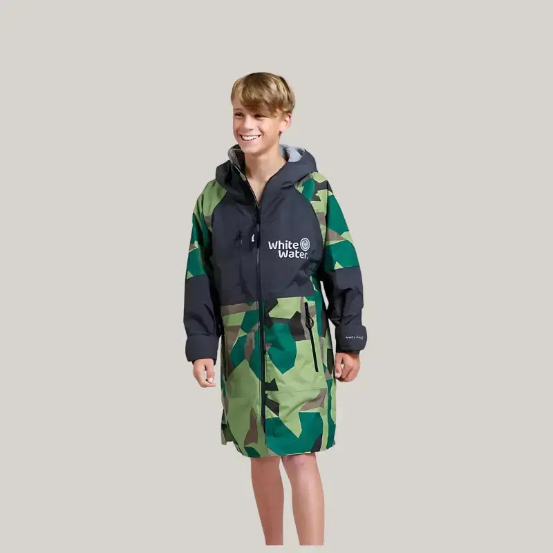 Kids After Swimming Robe | Unisex Kids Camo Robe Swimcore