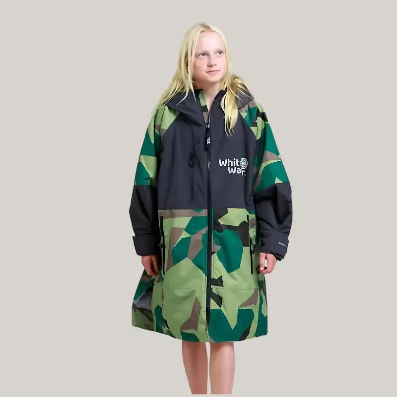 Kids After Swimming Robe | Unisex Kids Camo Robe Swimcore