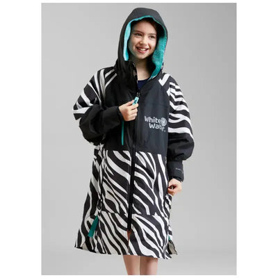 Kids Swimming Robe Unisex | Zebra Print Kid Swim Robe Swimcore