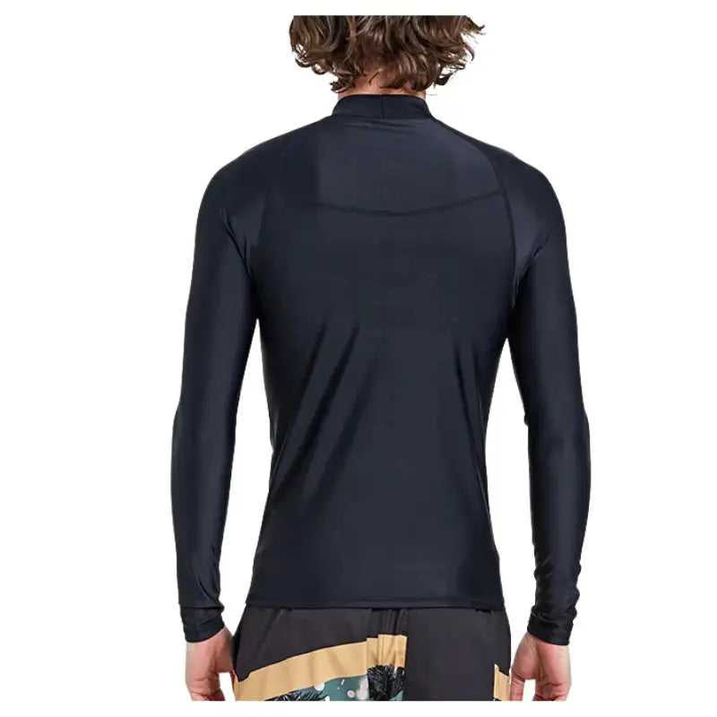 Swimming Mens Rash Guard | Long Sleeves Men Swim Shirt Swimcore