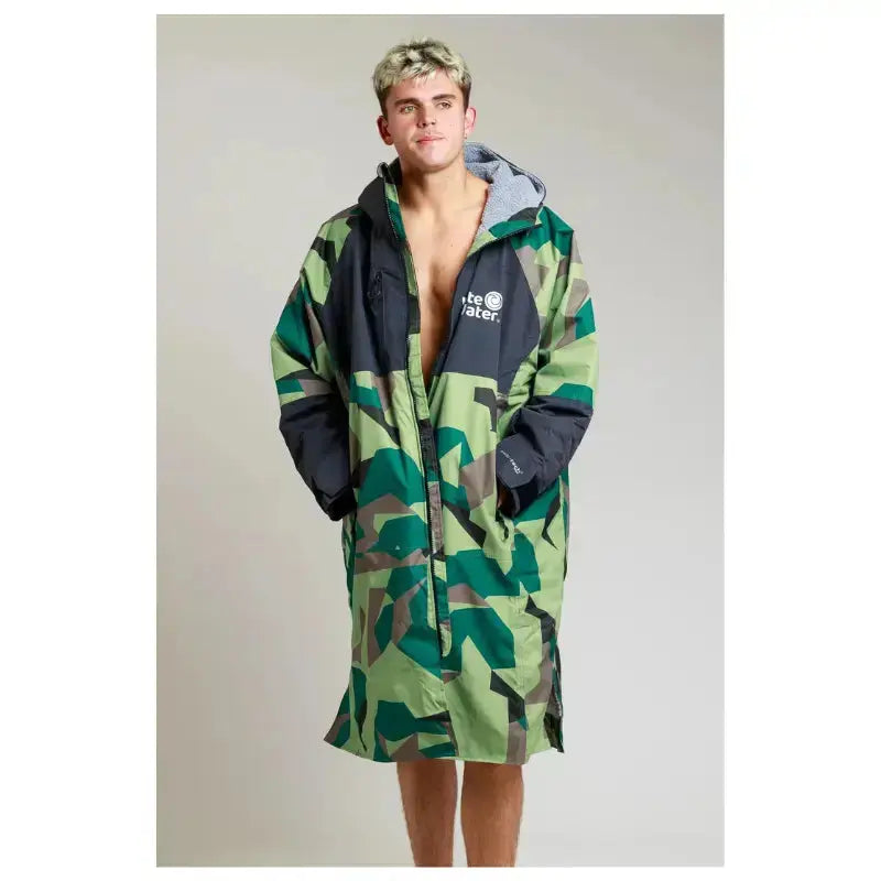 Swimming Robe Unisex Camo | Adults Hard Shell Robe Swimcore