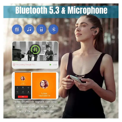 Waterproof Swimming Music Earbuds | W18 Swim Earbuds Swimcore