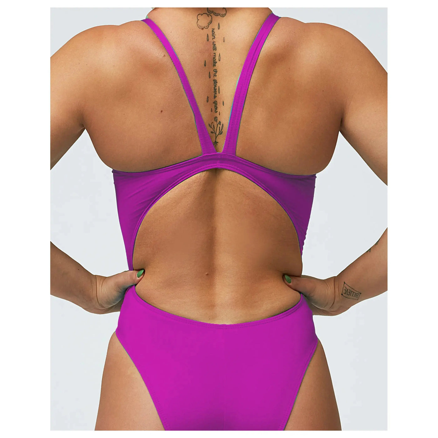 Women Training Pool Swimsuit | MCAV Professional Girl Swimwear Swimcore