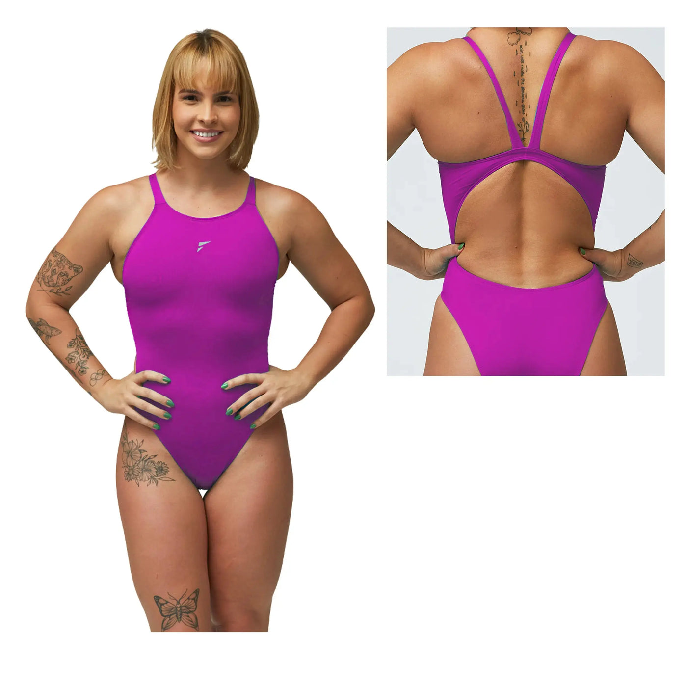 Women Training Pool Swimsuit | MCAV Professional Girl Swimwear Swimcore