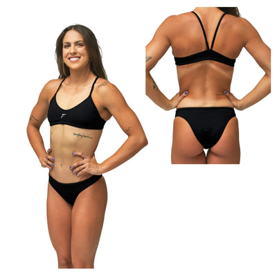 Women Training Pool Swimsuit | SUNKINI FAB Girls Two-Piece Swimwear Swimcore